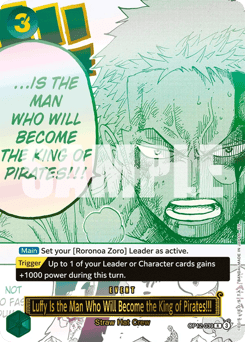 Luffy Is the Man Who Will Become the King of Pirates!!! (foil)