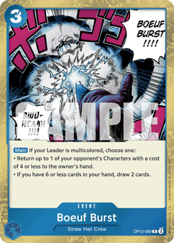 Boeuf Burst (foil)