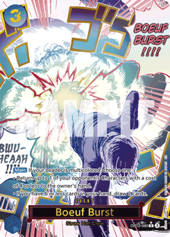 Boeuf Burst (foil)