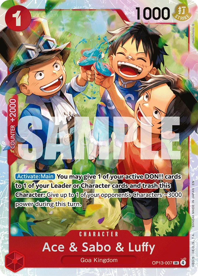 Ace & Sabo & Luffy (foil)