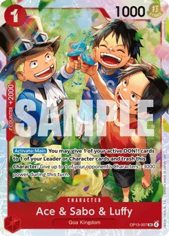Ace & Sabo & Luffy (foil)