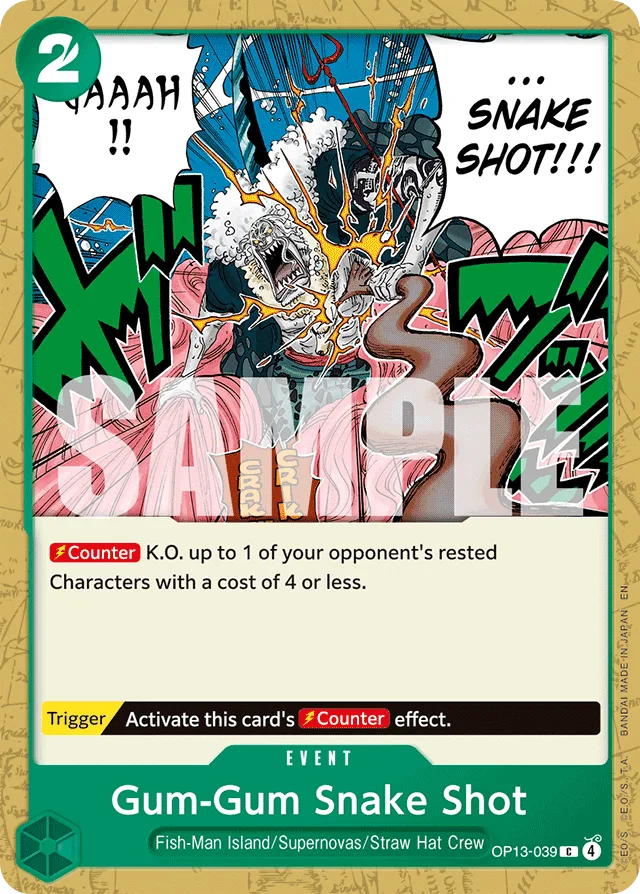 Gum-Gum Snake Shot