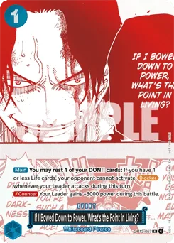 If I Bowed Down to Power, What's the Point in Living? (thirdAnniversaryAltArt)