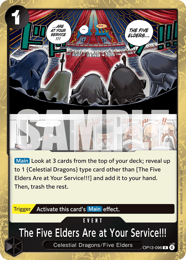 The Five Elders Are at Your Service!!! (foil)