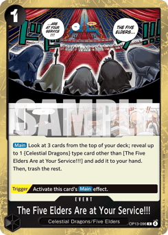 The Five Elders Are at Your Service!!! (foil)