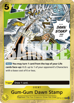 Gum-Gum Dawn Stamp (foil)