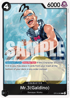 Mr.3(Galdino) (foil)