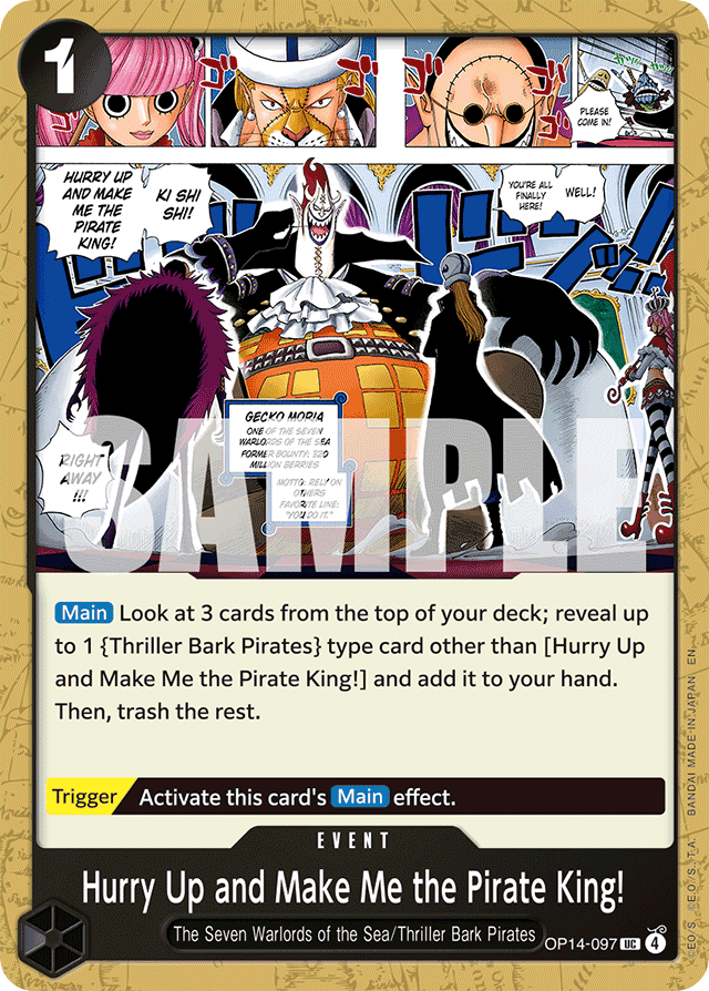 Hurry Up and Make Me the Pirate King!