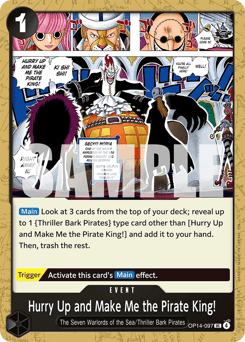Hurry Up and Make Me the Pirate King!