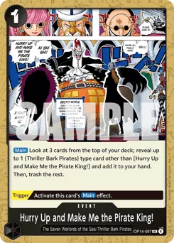 Hurry Up and Make Me the Pirate King!