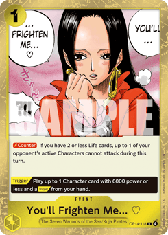 You'll Frighten Me... ♡ (foil)