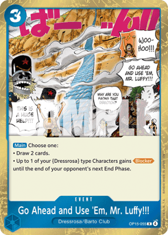 Go Ahead and Use 'Em, Mr. Luffy!!! (foil)