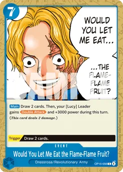 Would You Let Me Eat the Flame-Flame Fruit?