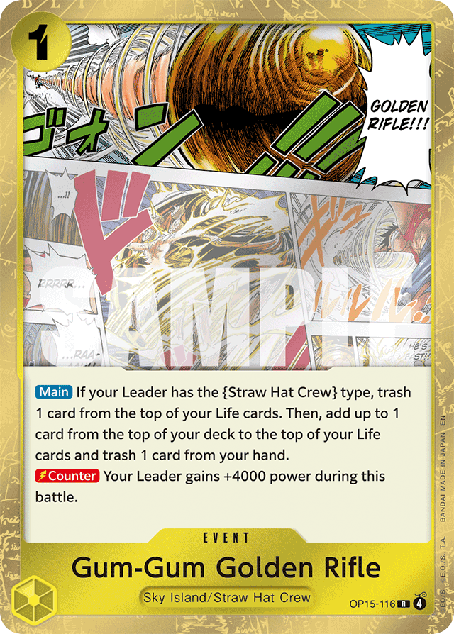 Gum-Gum Golden Rifle (foil)