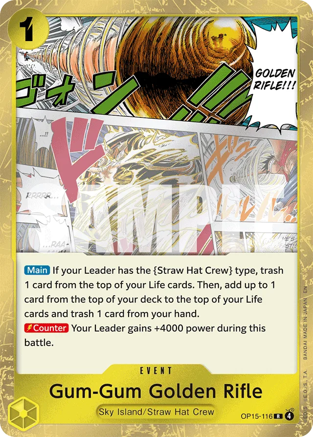 Gum-Gum Golden Rifle (foil)