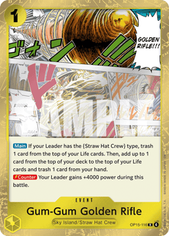 Gum-Gum Golden Rifle (foil)