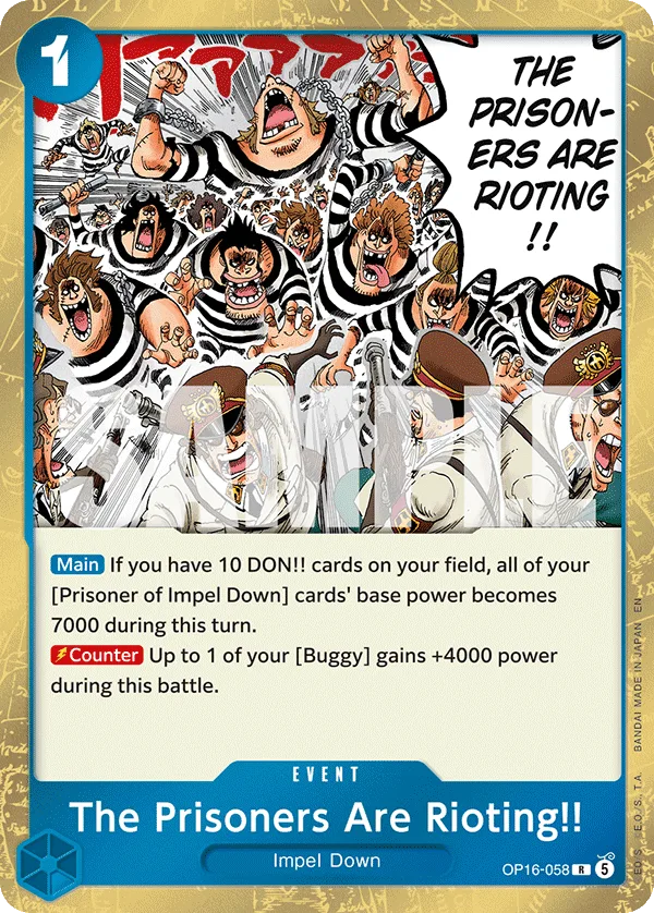 The Prisoners Are Rioting!! (foil)