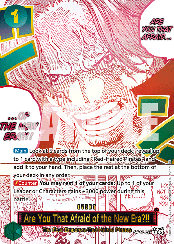 Are You That Afraid of the New Era?!! (foil)