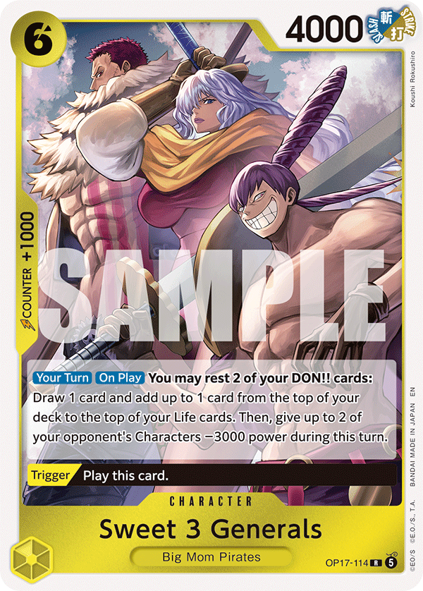 Sweet 3 Generals (foil)