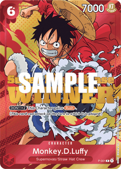 Monkey.D.Luffy (superPreReleaseWinnerStamp)