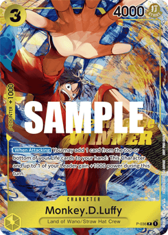 Monkey.D.Luffy (preReleaseWinnerStamp)