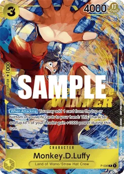 Monkey.D.Luffy (preReleaseWinnerStamp)