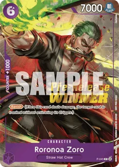Roronoa Zoro (preReleaseWinnerStamp)