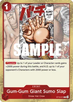 Gum-Gum Giant Sumo Slap (foil)