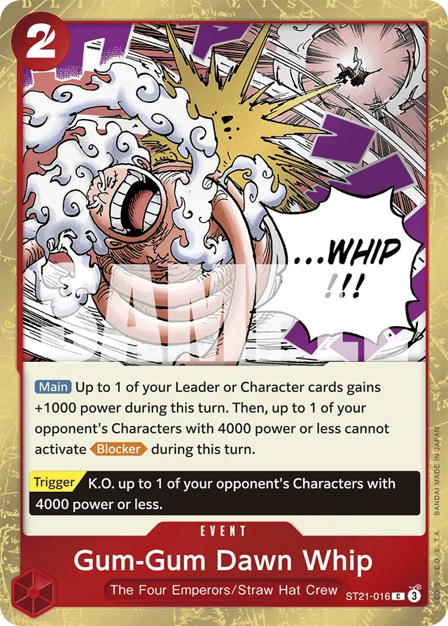 Gum-Gum Dawn Whip (foil)