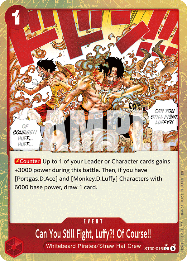 Can You Still Fight, Luffy?! Of Course!! (foil)