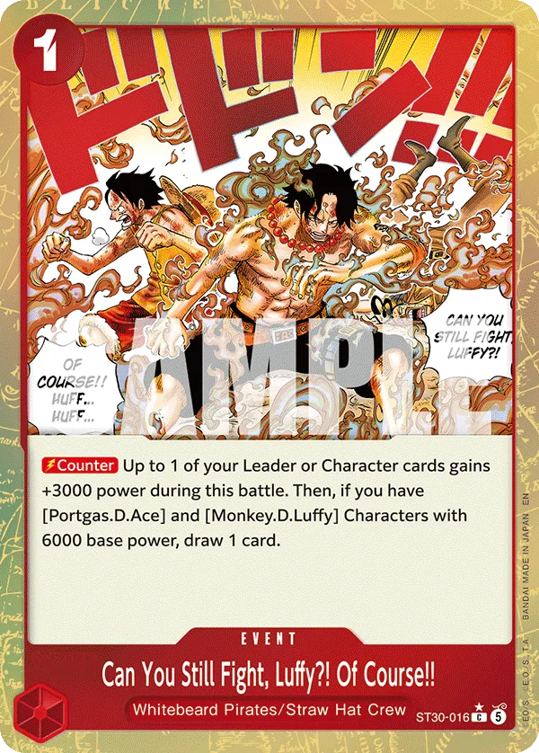 Can You Still Fight, Luffy?! Of Course!! (foil)