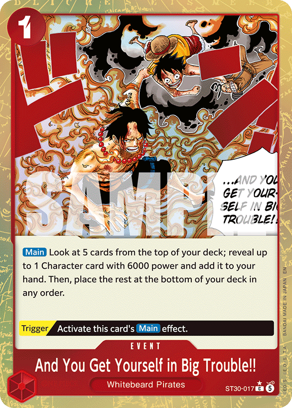 And You Get Yourself in Big Trouble!! (foil)