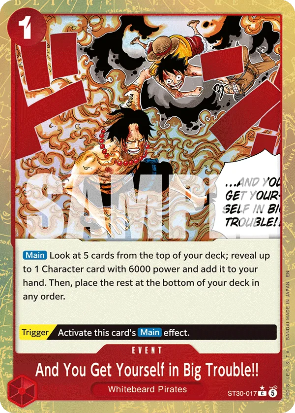 And You Get Yourself in Big Trouble!! (foil)