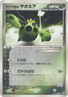 Team Aqua's Cacnea
