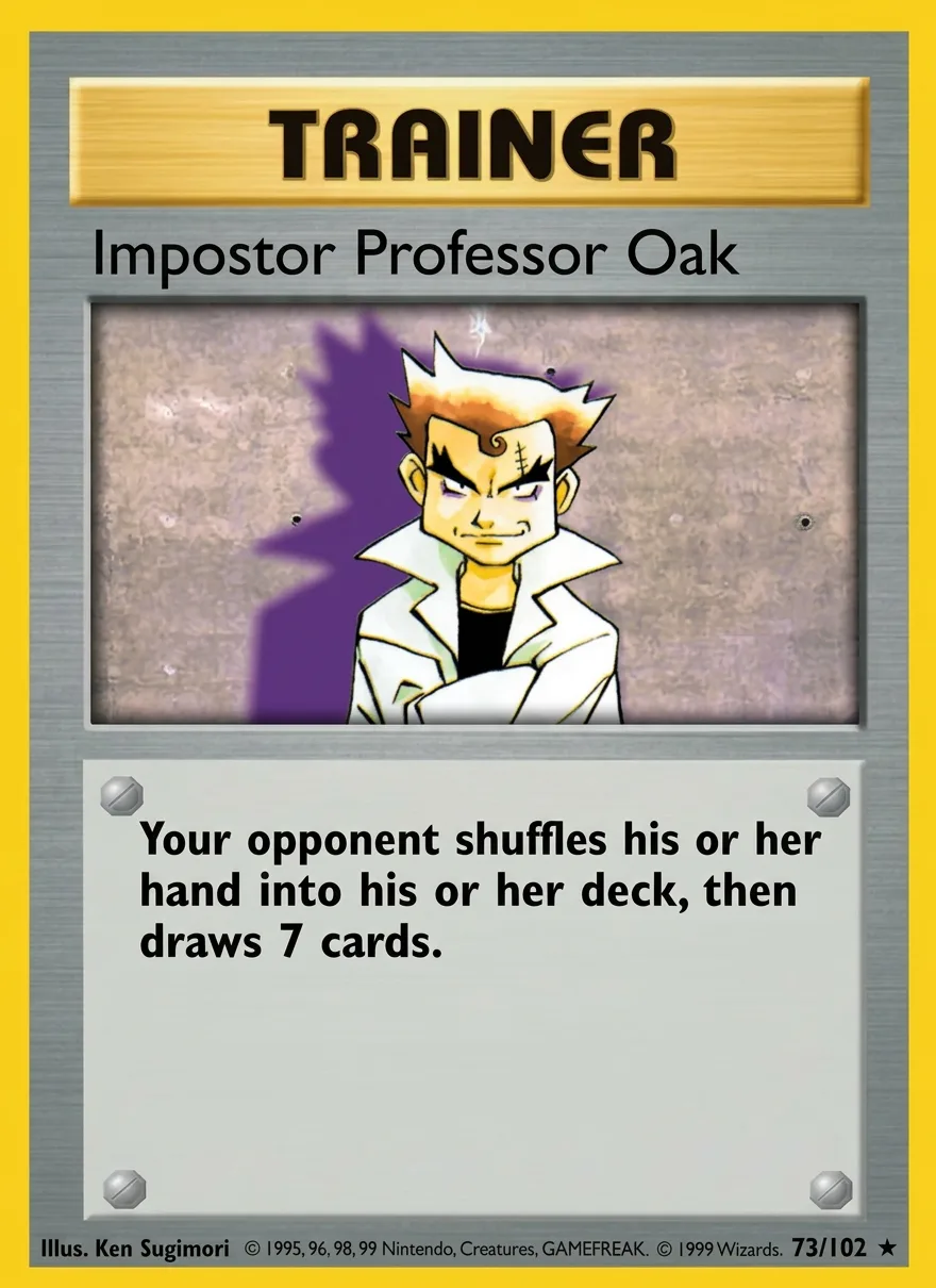 Impostor Professor Oak