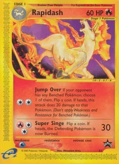 Rapidash (Pokemon Center Stamp)