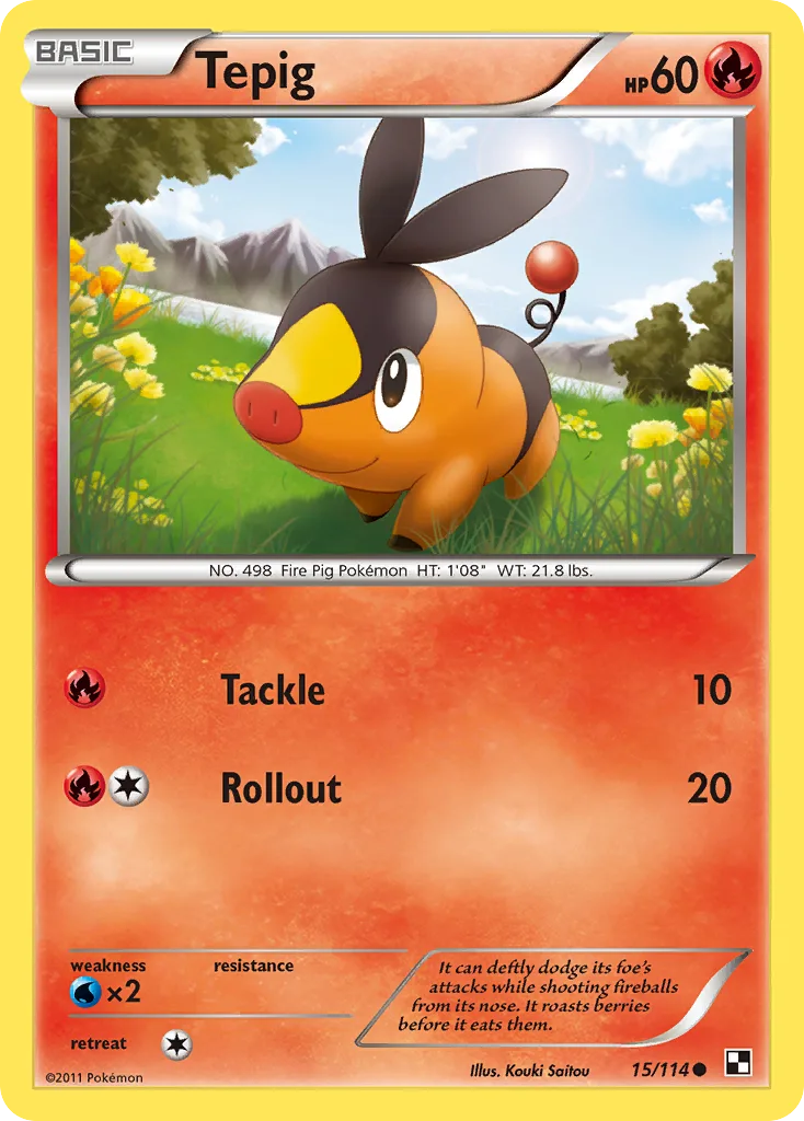 Tepig (Play Pokemon Stamp)