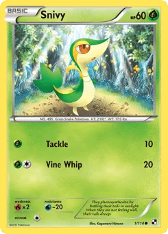 Snivy (Play Pokemon Stamp)