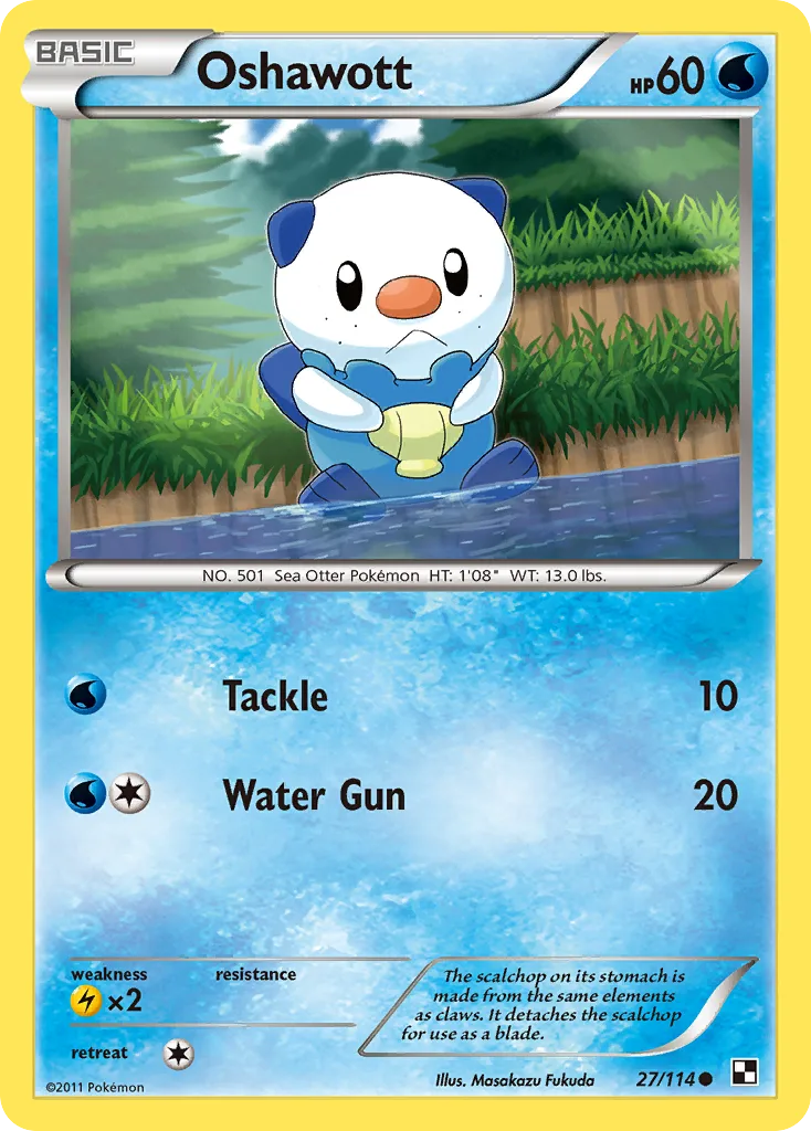 Oshawott (Play Pokemon Stamp)