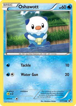 Oshawott (Play Pokemon Stamp)