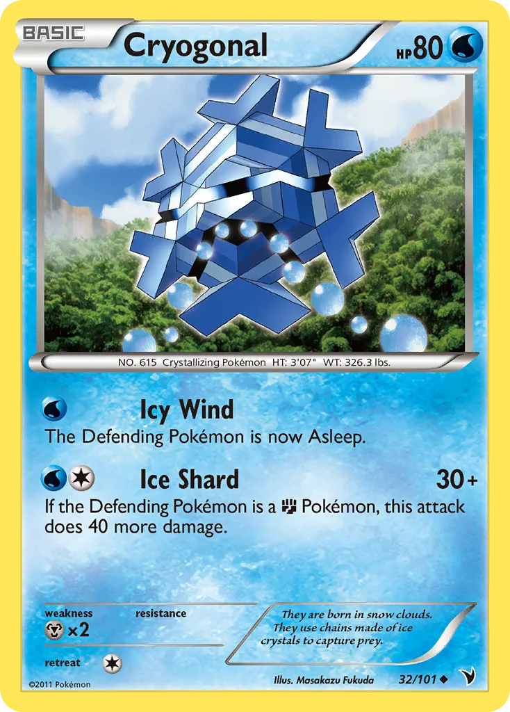 Cryogonal (Play Pokemon Stamp)