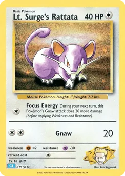 Lt. Surge's Rattata