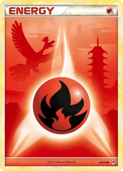 Fire Energy (Play Pokemon Stamp)