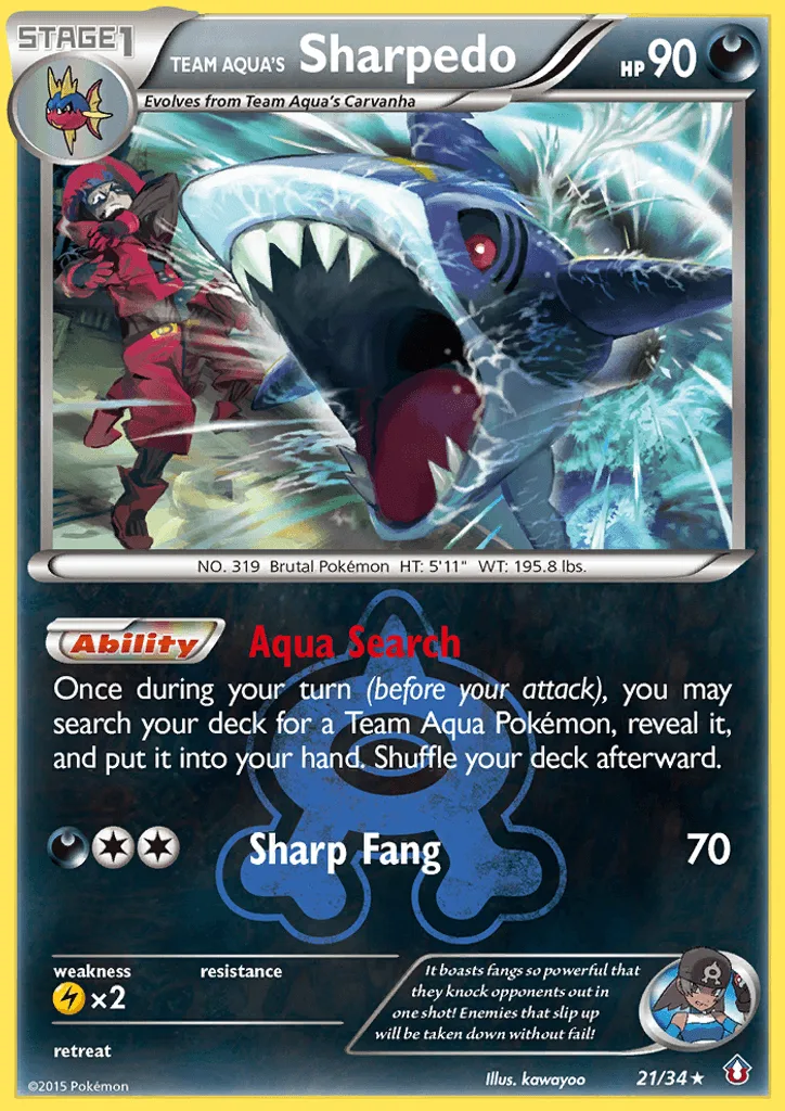 Team Aqua's Sharpedo