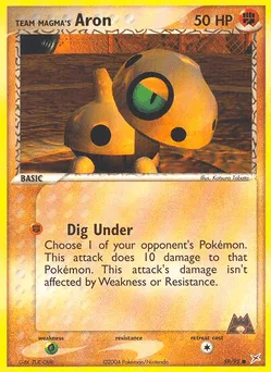Team Magma's Aron