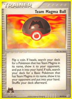 Team Magma Ball