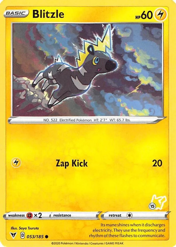 Blitzle (#15 Pikachu Stamped)