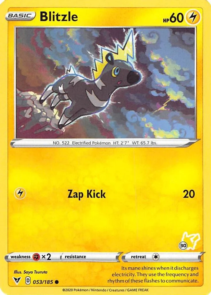 Blitzle (#30 Pikachu Stamped)