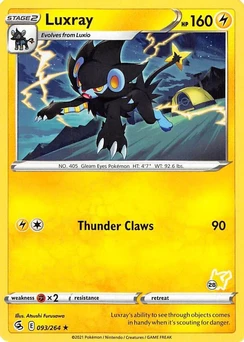 Luxray (#28 Pikachu Stamped)