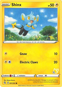 Shinx (#6 Pikachu Stamped)